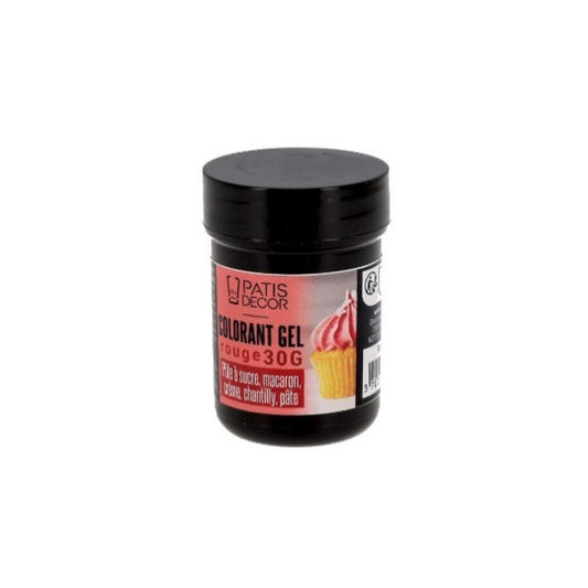 Colorant gel alimentaire 30g rouge Patisdecor