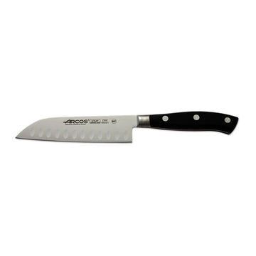 Couteau Santoku noir 18 cm Riviera Arcos