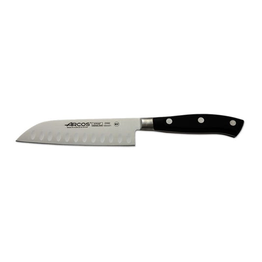 Couteau Santoku noir 18 cm Riviera Arcos