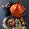 Couvercle à tajine cocotte 28 cm terracotta Cookut