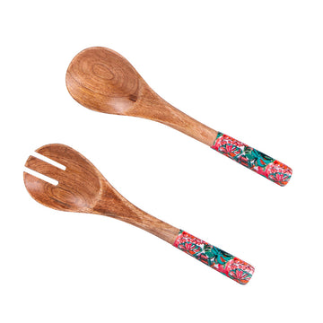 Couverts à salade en manguier 28cm Florida Table Passion
