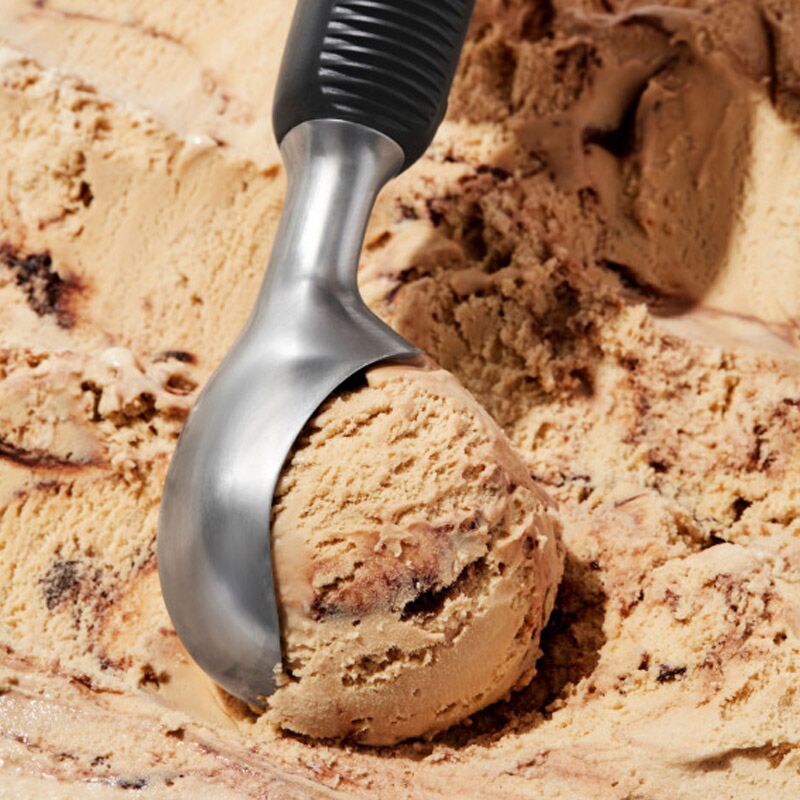 Cuillère à glace noir et inox