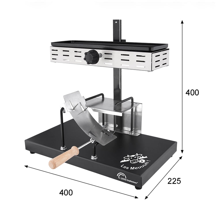 Appareil à raclette traditionnel Pro Savoyarde 1/2 meule Meuuuh Little Balance
