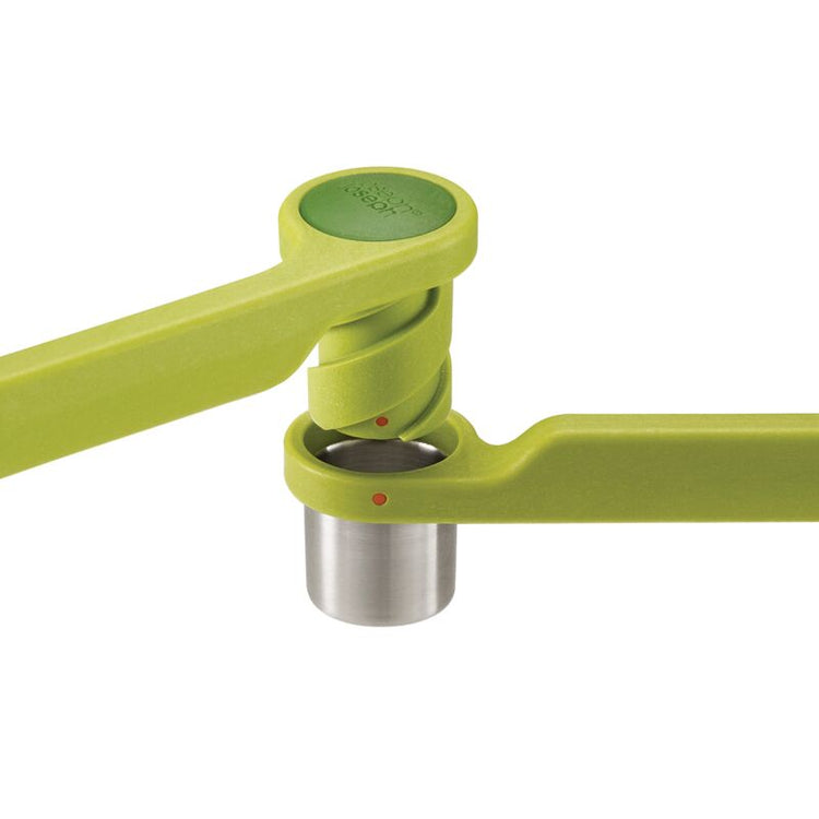 Presse-ail en acier inoxydable et en nylon vert Joseph Joseph