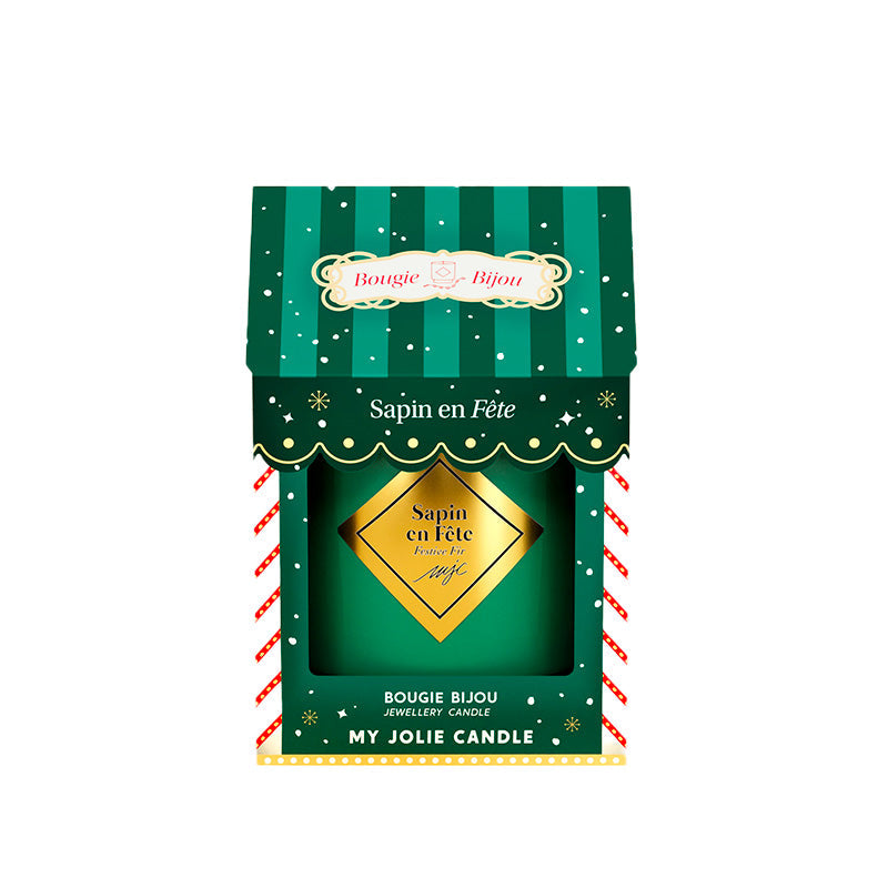 Bougie bijou bracelet doré sapin My Jolie Candle