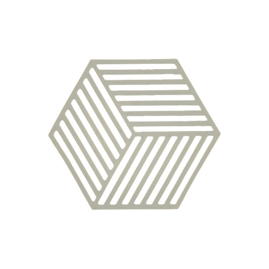 Dessous de plat Hexagone marron