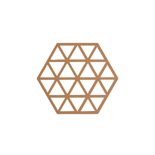 Dessous plat Triangles terracotta