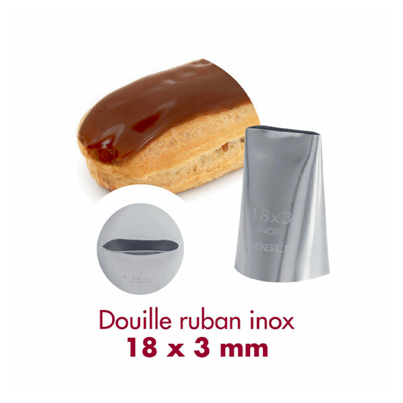 Douille ruban inox 18x3mm Gobel