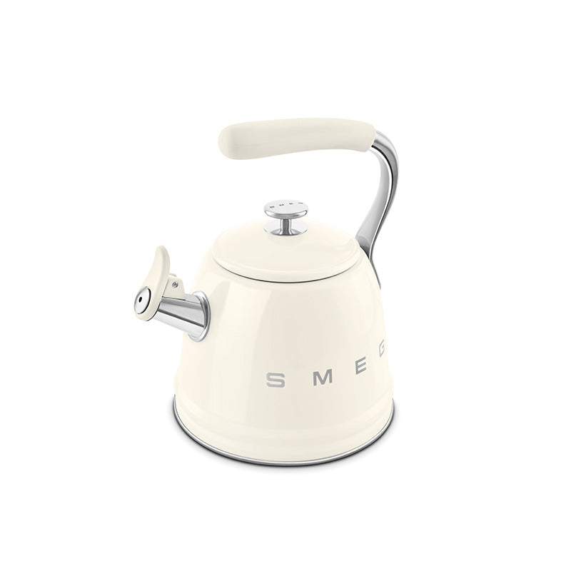 Bouilloire sifflante 2,3 L Crème Années 50 Smeg