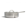 Sauteuse en inox 26cm Atma avec couvercle, vendue par Du Bruit dans la Cuisine, design robuste en acier 3-plis