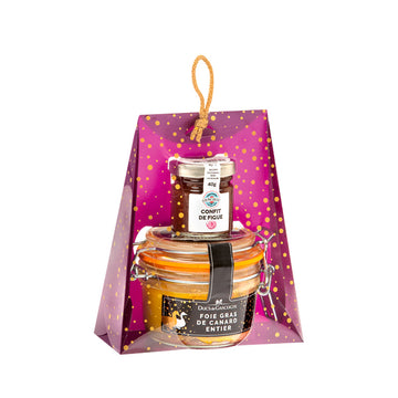 Duo foie gras de canard et confit de figue Allegorie Du Goût Ducs de Gascogne