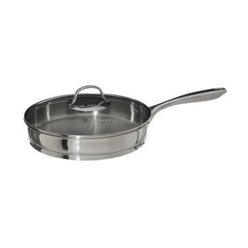 Sauteuse en inox de 28cm avec couvercle Resilience Five