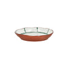 Assiette calotte en porcelaine 20 cm vert Mykonos Pomax