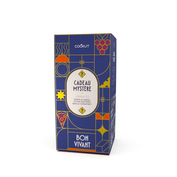 Cadeau mystère bleu foncé Bon vivant Cookut