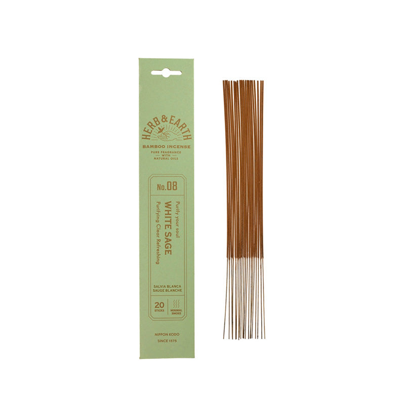 Encens Herb & Earth Sauge Blanche Nippon Kodo