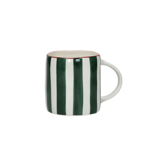 Mug en porcelaine 37,5 cl vert Mykonos Pomax