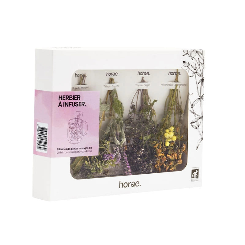 Coffret de 8 herbier d'infusion Bio Horae