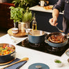 Sauteuse en inox 28 cm myrtille La Merveilleuse Cookut