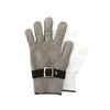 Gants à huîtres 2 pièces HPPE & acier inoxydable taille L gris Point-Virgule