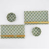 Coffret pour sushi de 6 pièces en porcelaine et bois Mermaid Tokyo Design