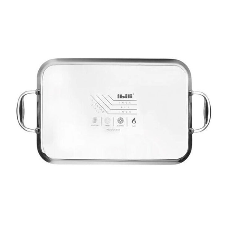 Grill pour plancha en inox de 38 cm Triply Ibili