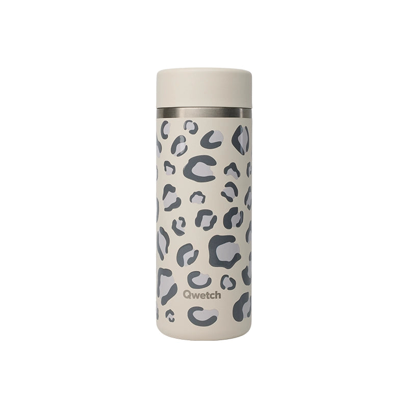 Théière isotherme en inox de 400ml Sable Léopard Qwetch