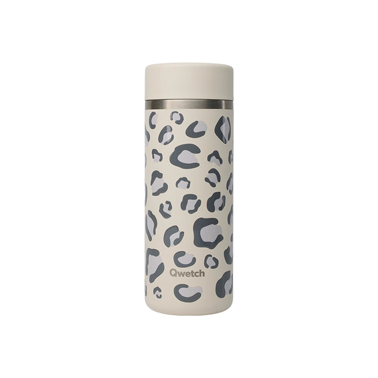 Théière isotherme en inox de 400ml Sable Léopard Qwetch