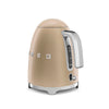 Bouilloire électrique 1,7 L Or Mat Années 50 Smeg
