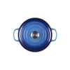Cocotte ronde en fonte émaillée de 24 cm azur Le Creuset