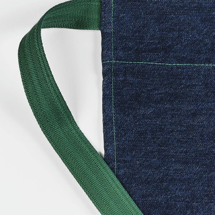 Demi-tablier en coton Denim Forest Les Tabliers de Julie Andrieu