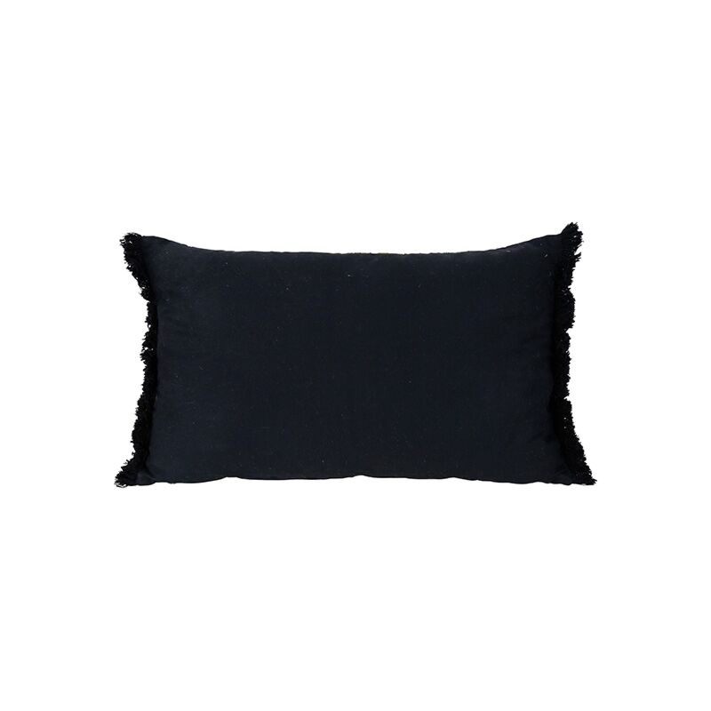 Housse coussin solor jaune 50x30cm