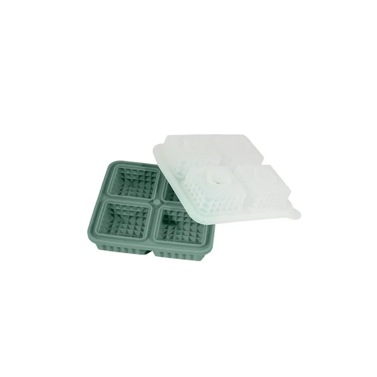 Moule à glaçons cube à pointes vert Point Virgule
