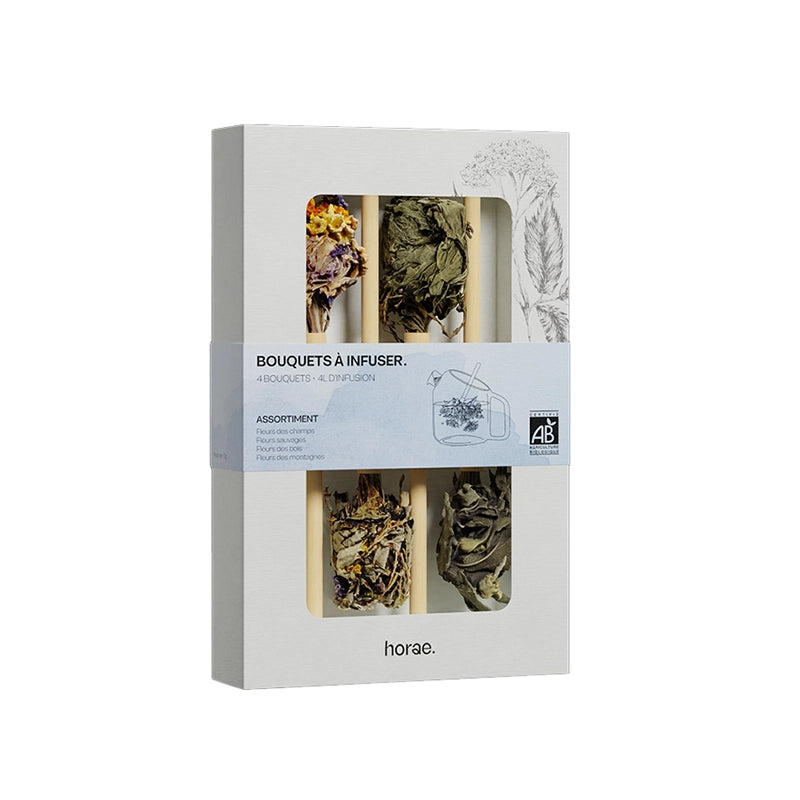 Coffret de 4 herbier d'infusion Bio Horae