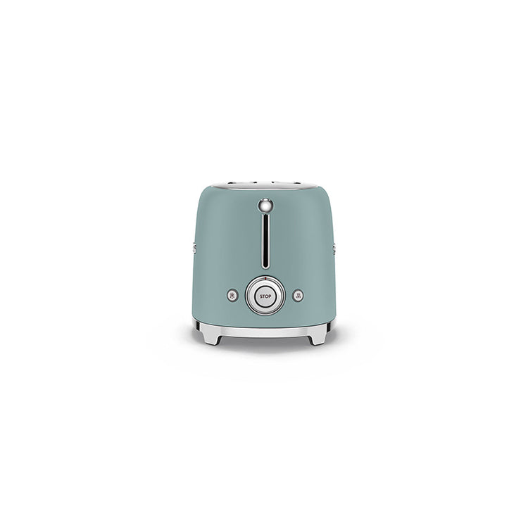 Grille-pain 2 tranches Vert Émeraude Années 50 Smeg