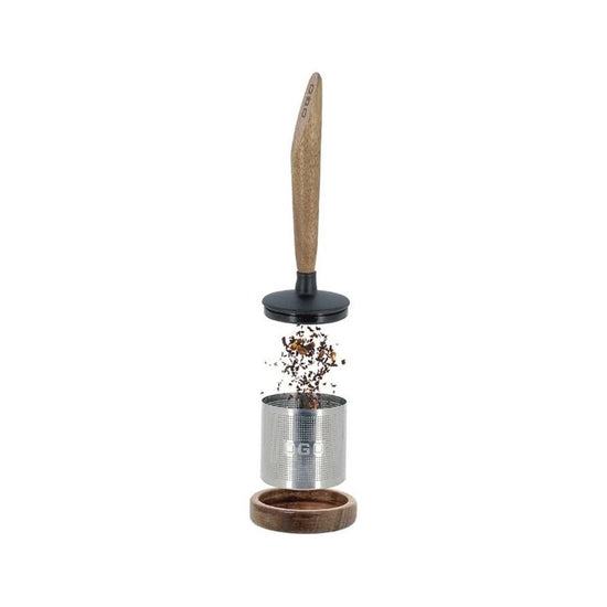 Infuseur à thé avec support en bois