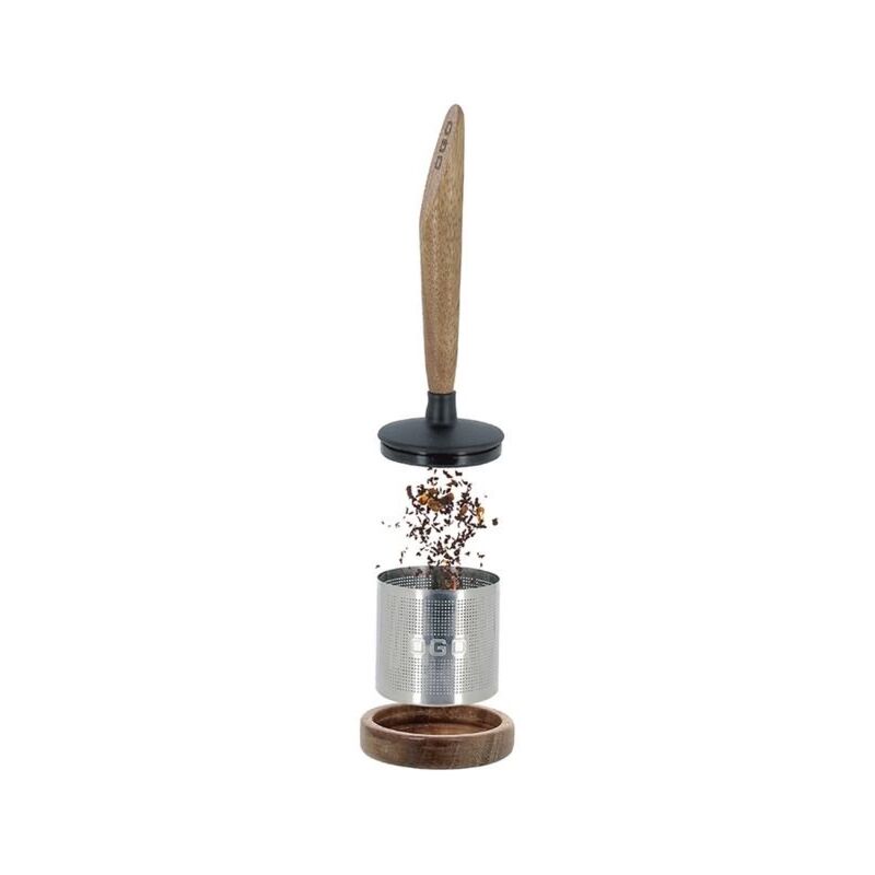 Infuseur à thé avec support en bois