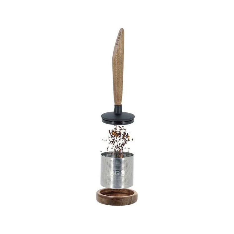 Infuseur à thé avec support en bois