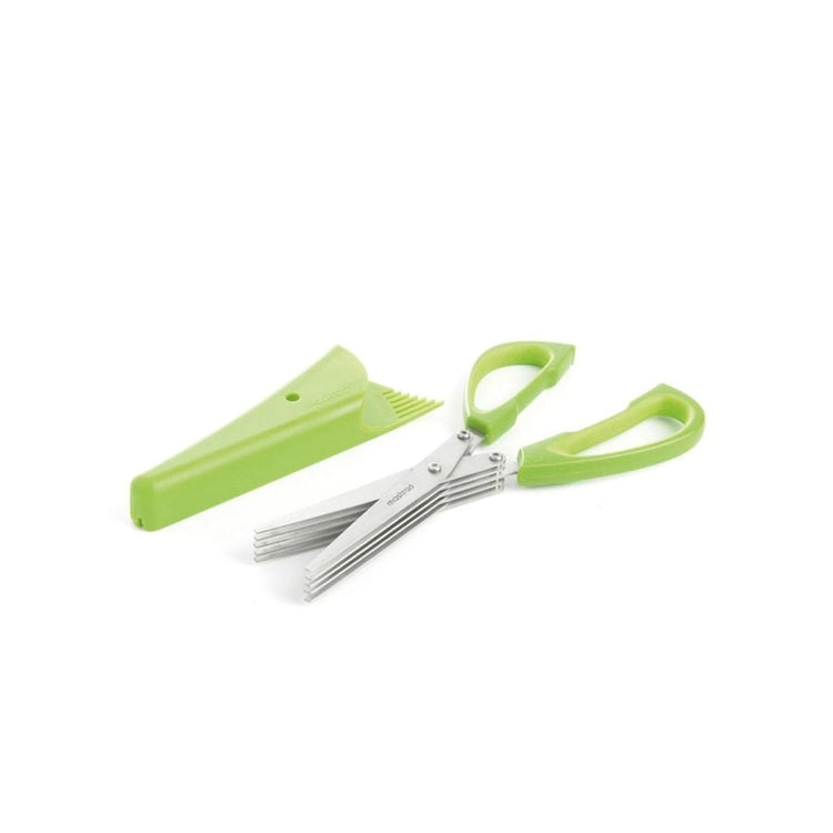 Ciseaux Herbes 5 Lames Acier Inoxydable Vert Mastrad