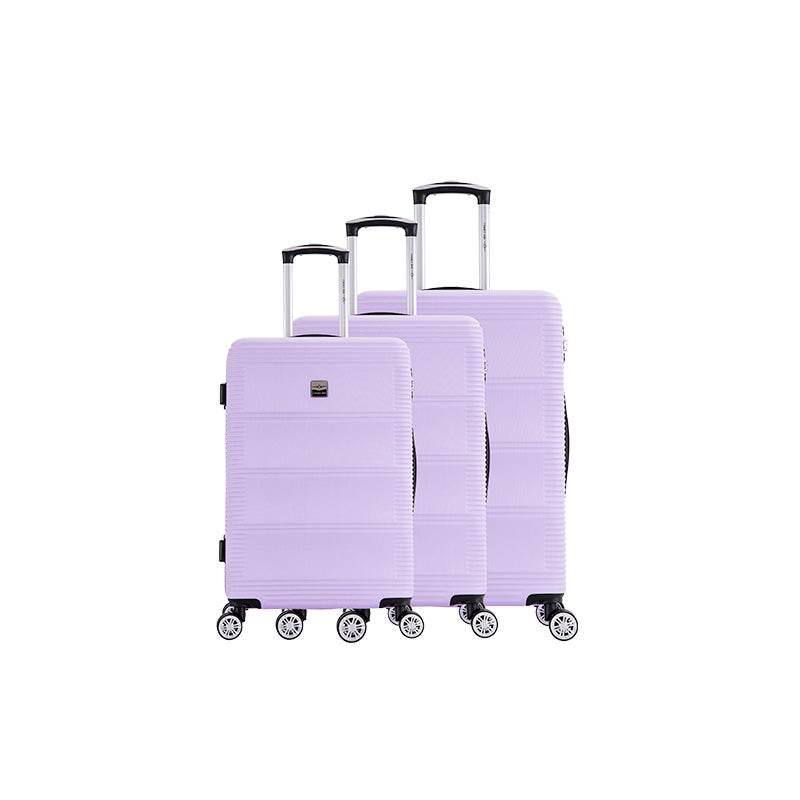 Set de 3 valises 8 roues Polycarbonate & ABS Parme France bag