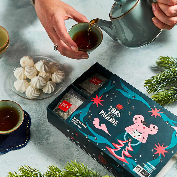 Coffret découverte thés gourmets Princesse Zhao 2025 Thés de la Pagode