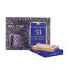 Coffret bien-être bougie Étoile Filante et 31 cartes Belles Pensées Durance