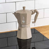 Cafetière 6 tasses Moka Exclusive Induction Sand Bialetti