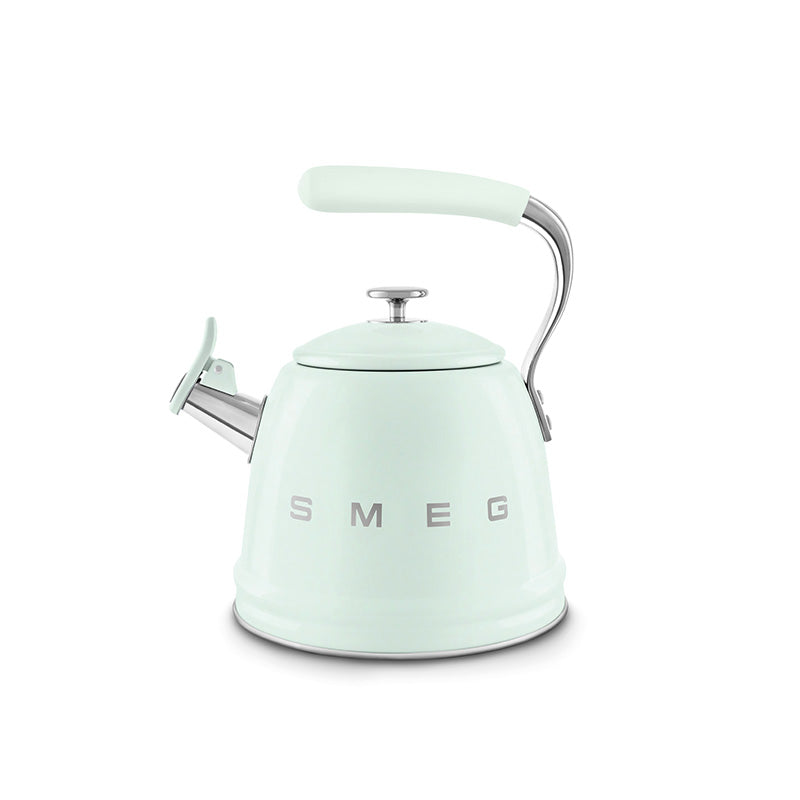 Bouilloire sifflante 2,3 L Vert d'Eau Années 50 Smeg