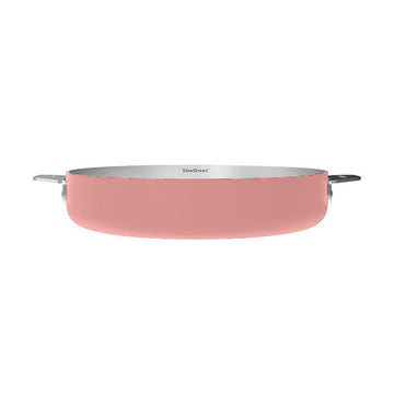 Poêle en inox 24 cm rose La Merveilleuse Cookut