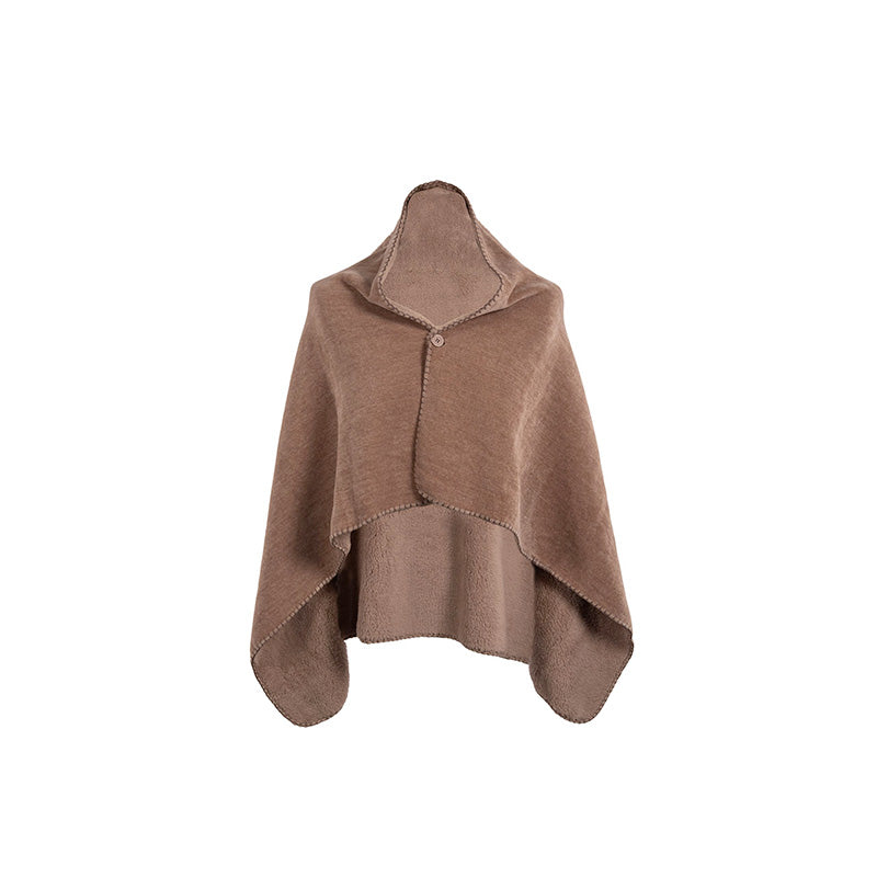 Poncho 130x80 cm mocha Tomo Tiseco