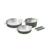 Lot 2 poêles et 1 casserole avec poignée La Merveilleuse Cookut