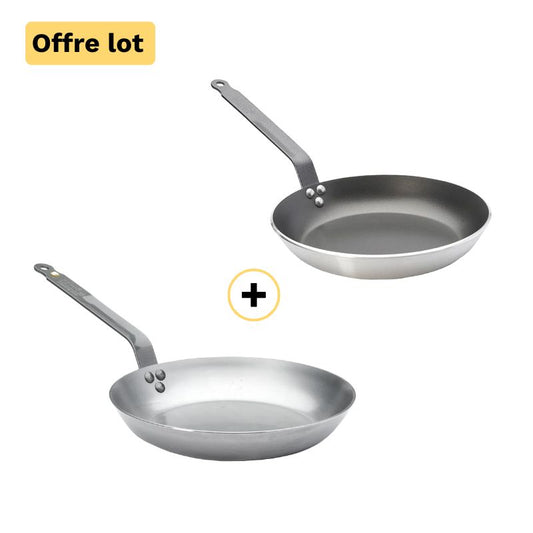 Lot de 2 poêles 28 cm De Buyer