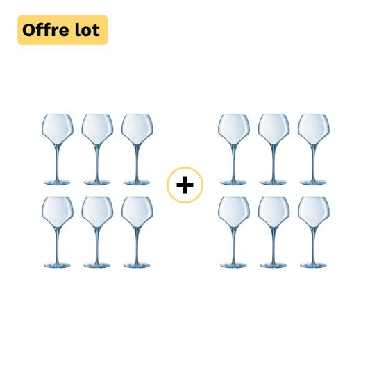 Lot de 12 verres à vin 55 cL Open'Up Chef & Sommelier
