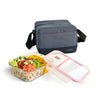 Lunch bag real Gris et plat