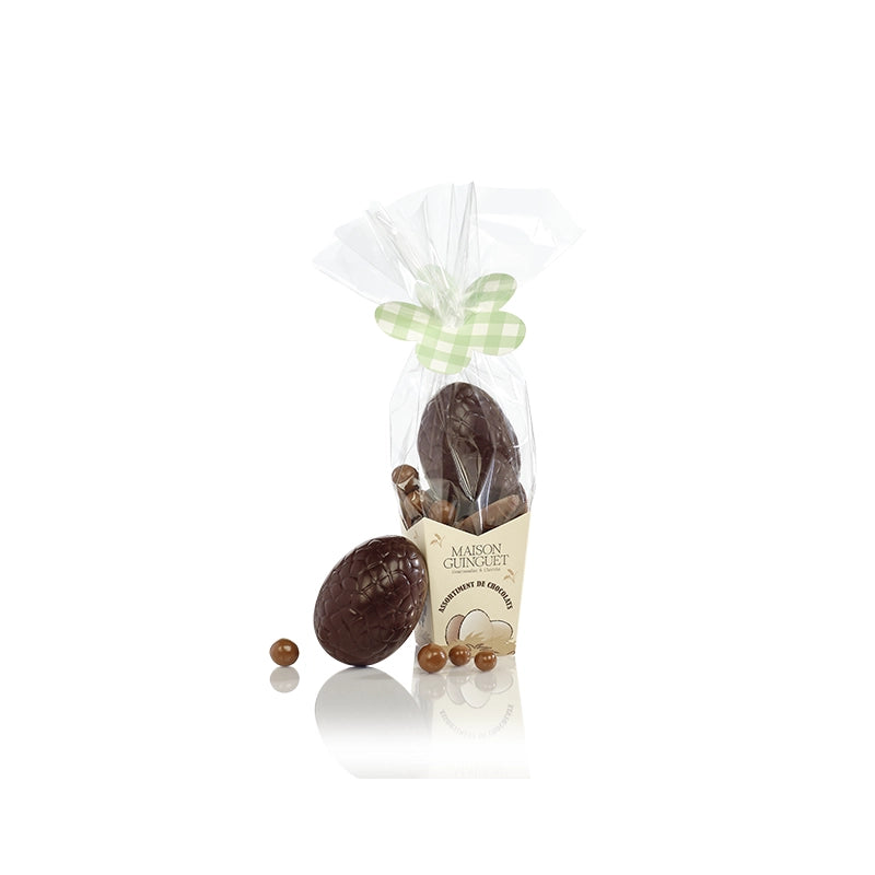 Œuf en chocolat noir de Pâques 160 g Maison Guinguet